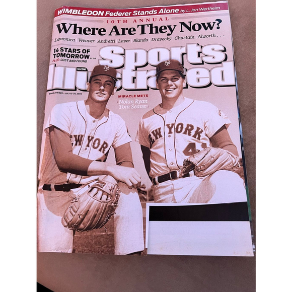 Sports Illustrated Other - Sports Illustrated July 13 2009 Nolan Ryan Tom Seaver Mets cover 7/13/09